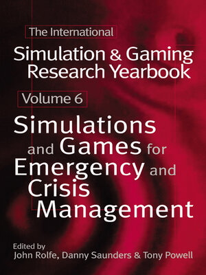 cover image of International Simulation and Gaming Research Yearbook